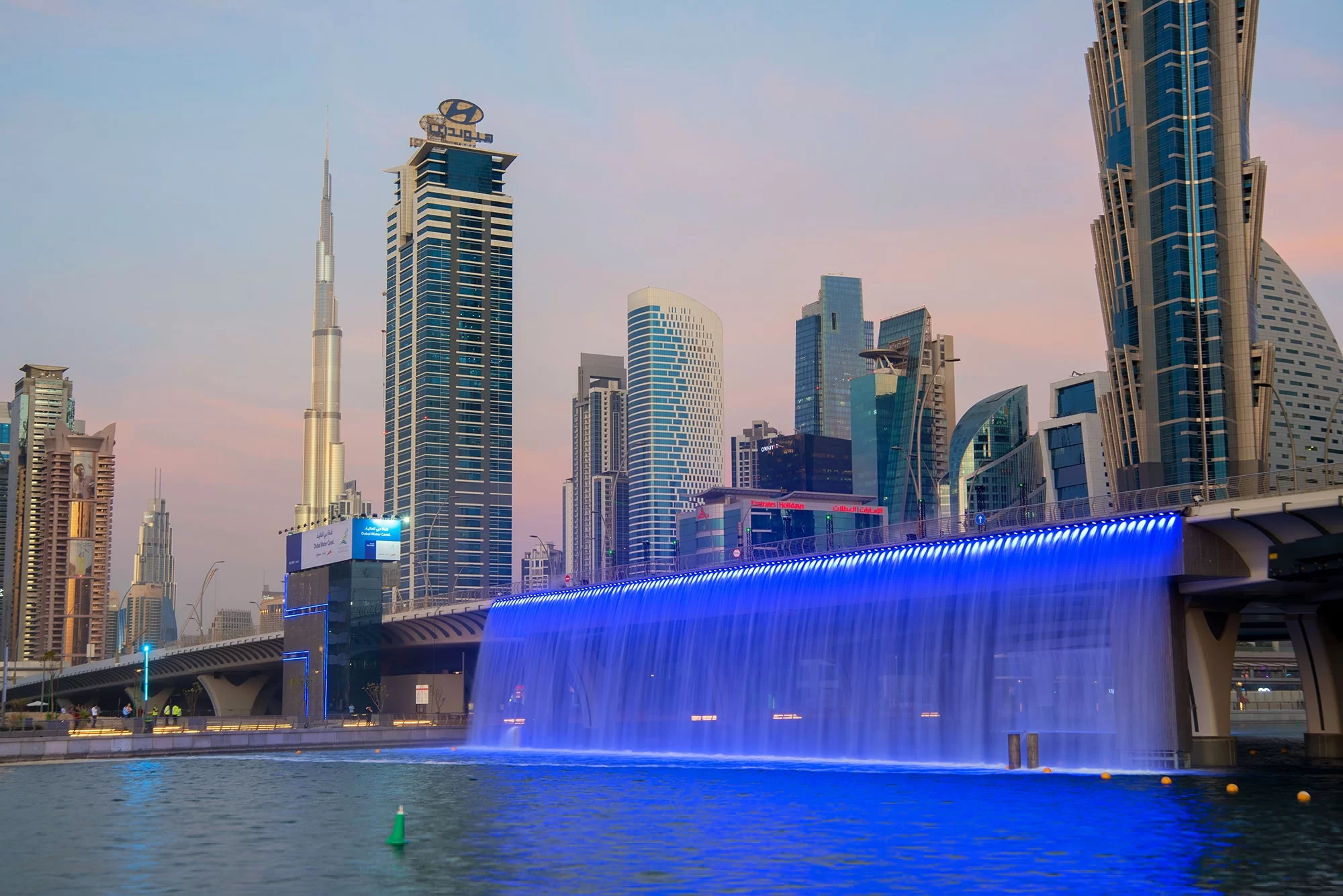 Dubai Water Canal Bridge esdescon project photo