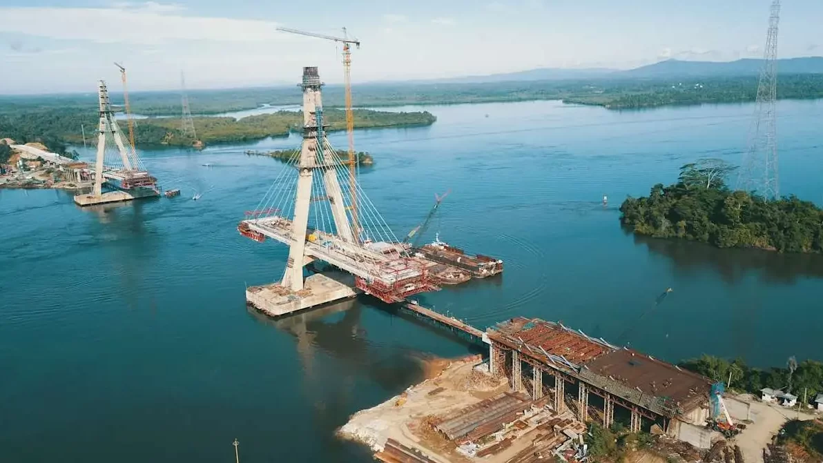 Indonesia - The Pulau Balang Island Bridge Done esdescon project photo
